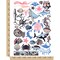 Fish Whales Ocean Sea Marine Life Temporary Tattoo Water Resistant Fake Body Art Set Collection